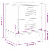 Bedside Cabinet Viken Engineered Wood