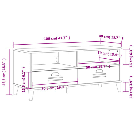 Tv Cabinet Viken Engineered Wood