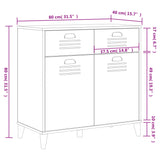Sideboard Viken 80X40X80 Cm Engineered Wood