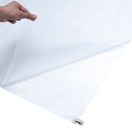 Window Film Static Frosted Transparent Grey 45X500 Cm Pvc