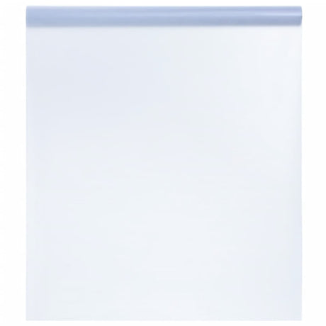 Window Film Static Frosted Transparent Grey 45X500 Cm Pvc
