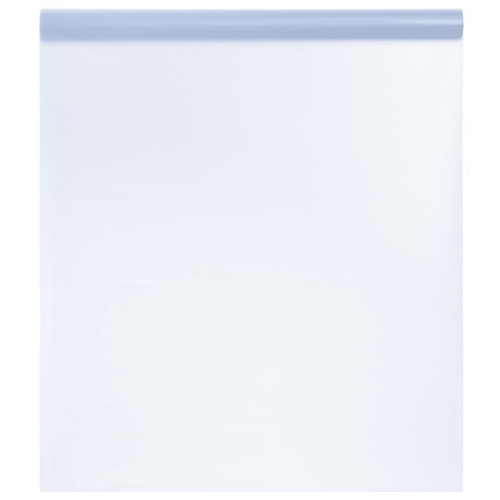 Window Film Static Frosted Transparent Grey 45X500 Cm Pvc