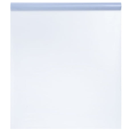 Window Film Static Frosted Transparent Grey 45X500 Cm Pvc