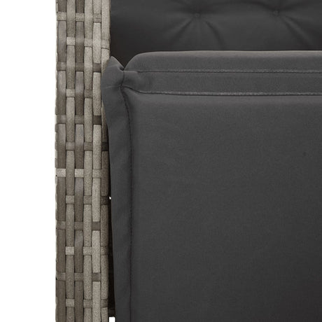 9 Piece Garden Dining Set With Cushions Poly Rattan