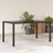 Garden Table With Wooden Top Poly Rattan&Solid Wood Acacia