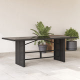 Garden Table With Top 190X80X75 Cm Poly Rattan
