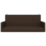 Swing Bench 119X56X48 Cm Poly Rattan