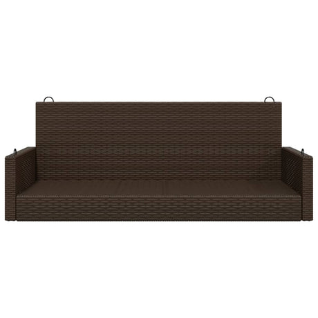 Swing Bench 119X56X48 Cm Poly Rattan