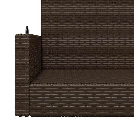 Swing Bench 119X56X48 Cm Poly Rattan