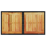 Garden Table 100X55X73 Cm Poly Rattan And Acacia