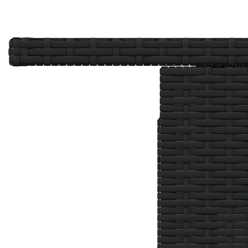 Garden Table 100X55X73 Cm Poly Rattan And Acacia