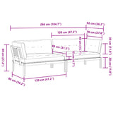 Garden Pallet Corner Sofas 2 Pcs With Cushions Solid Wood Acacia