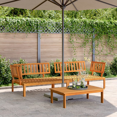 Garden Pallet Corner Sofas 2 Pcs With Cushions Solid Wood Acacia