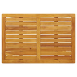 3 Piece Balcony Set With Cushions Solid Wood Acacia