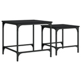 Nesting Coffee Tables 2 Pcs Engineered Wood