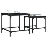 Nesting Coffee Tables 2 Pcs Engineered Wood