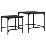 Nesting Coffee Tables 2 Pcs Engineered Wood