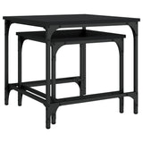 Nesting Coffee Tables 2 Pcs Engineered Wood