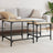 Nesting Coffee Tables 2 Pcs Engineered Wood