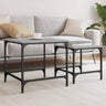 Nesting Coffee Tables 2 Pcs Engineered Wood