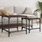 Nesting Coffee Tables 2 Pcs Engineered Wood