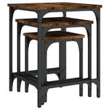 Nesting Coffee Tables 3 Pcs Engineered Wood