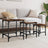 Nesting Coffee Tables 3 Pcs Engineered Wood