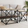 Nesting Coffee Tables 2 Pcs Engineered Wood