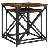 Nesting Coffee Tables 2 Pcs Engineered Wood
