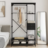 Wardrobe With Drawers 100X40X180 Cm Engineered Wood