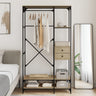 Wardrobe With Drawers 100X40X180 Cm Engineered Wood