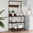 Baker's Rack With Hooks 4-Tier Engineered Wood