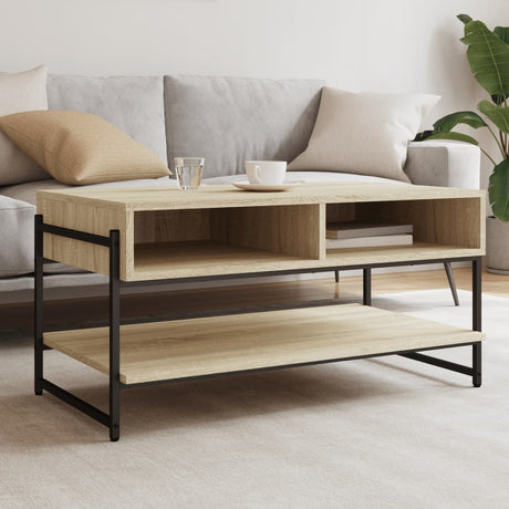 Coffee Table 90X50X45 Cm Engineered Wood
