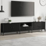 Tv Cabinet With Drawer 200X25X44 Cm Engineered Wood