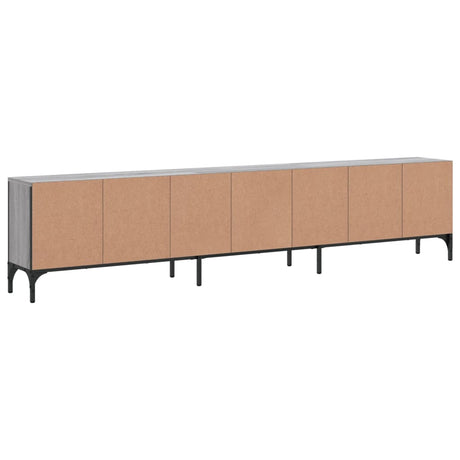 Tv Cabinet With Drawer 200X25X44 Cm Engineered Wood