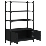 Bookcase 3-Tier 70X30X109.5 Cm Engineered Wood