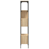 Bookcase 5-Tier 76X33X188.5 Cm Engineered Wood