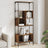 Bookcase 5-Tier 76X33X188.5 Cm Engineered Wood