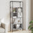 Bookcase 5-Tier 76X33X188.5 Cm Engineered Wood