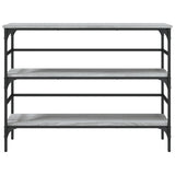 Console Table Grey Sonoma 100x32x75 cm Engineered Wood