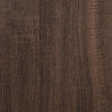 Console Table Brown Oak 100x32x75 cm Engineered Wood