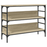 Console Table Sonoma Oak 100x32x75 cm Engineered Wood