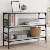 Console Table Grey Sonoma 100x32x75 cm Engineered Wood