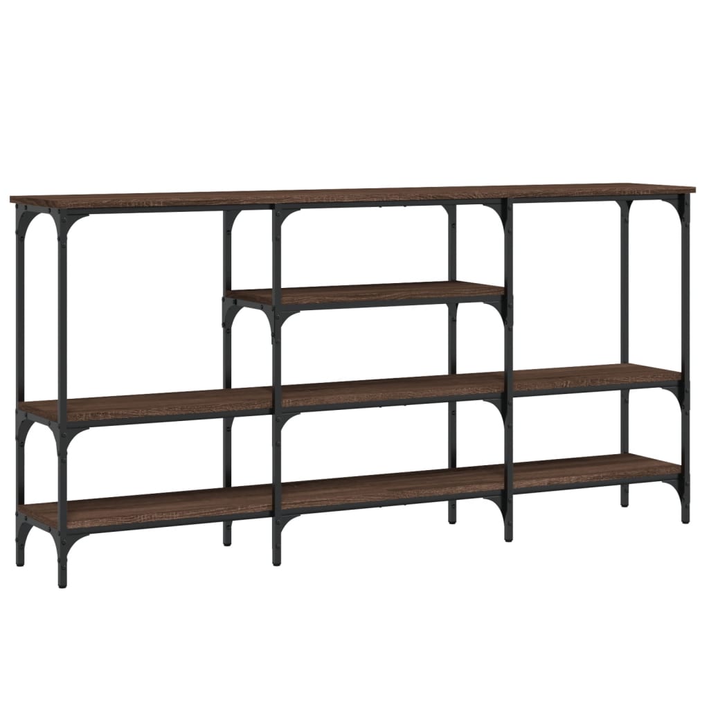 Console Table 160X29X80 Cm Engineered Wood