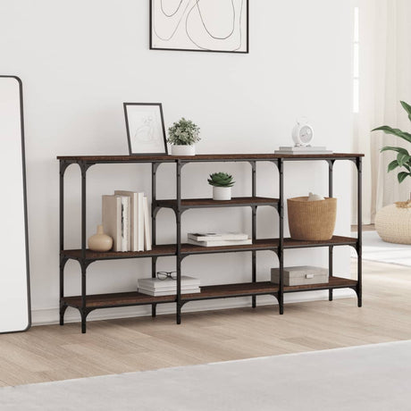 Console Table 160X29X80 Cm Engineered Wood