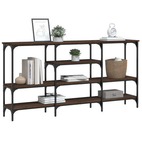 Console Table 160X29X80 Cm Engineered Wood