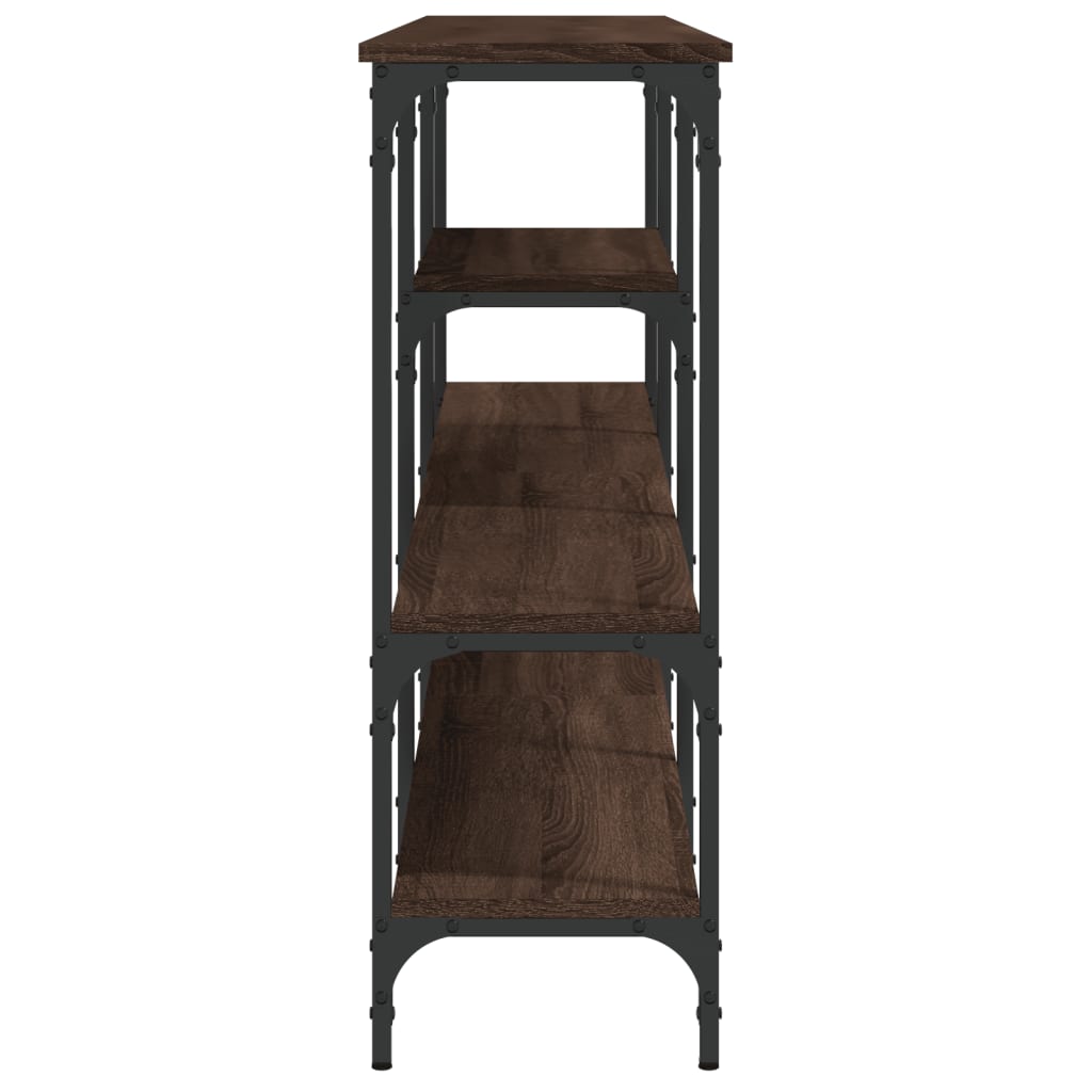 Console Table 160X29X80 Cm Engineered Wood