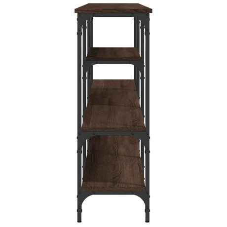 Console Table 160X29X80 Cm Engineered Wood