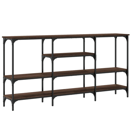 Console Table 160X29X80 Cm Engineered Wood