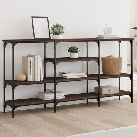 Console Table 160X29X80 Cm Engineered Wood